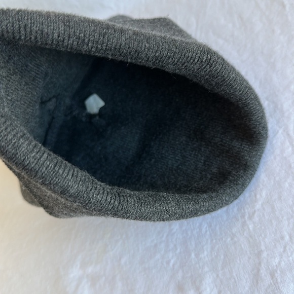 Charcoal gray beanie hat - Picture 3 of 4